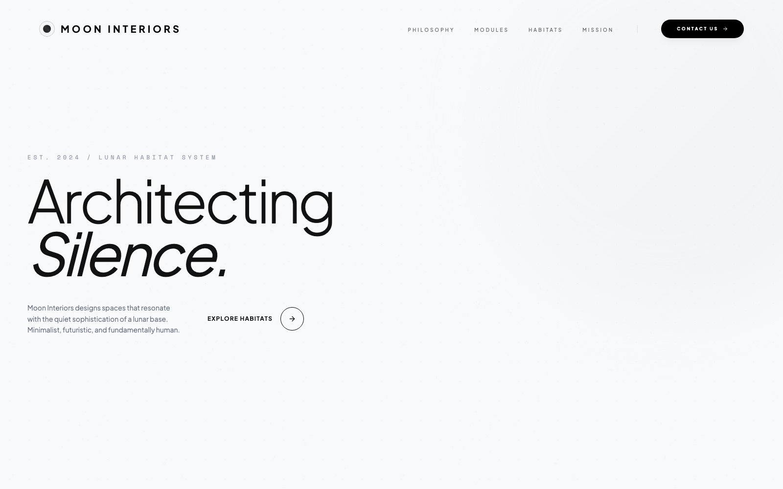 Moon Interiors — design case study cover