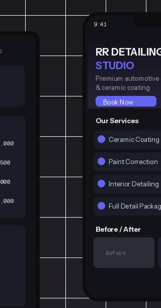 RR Detailing Studio — web project cover image