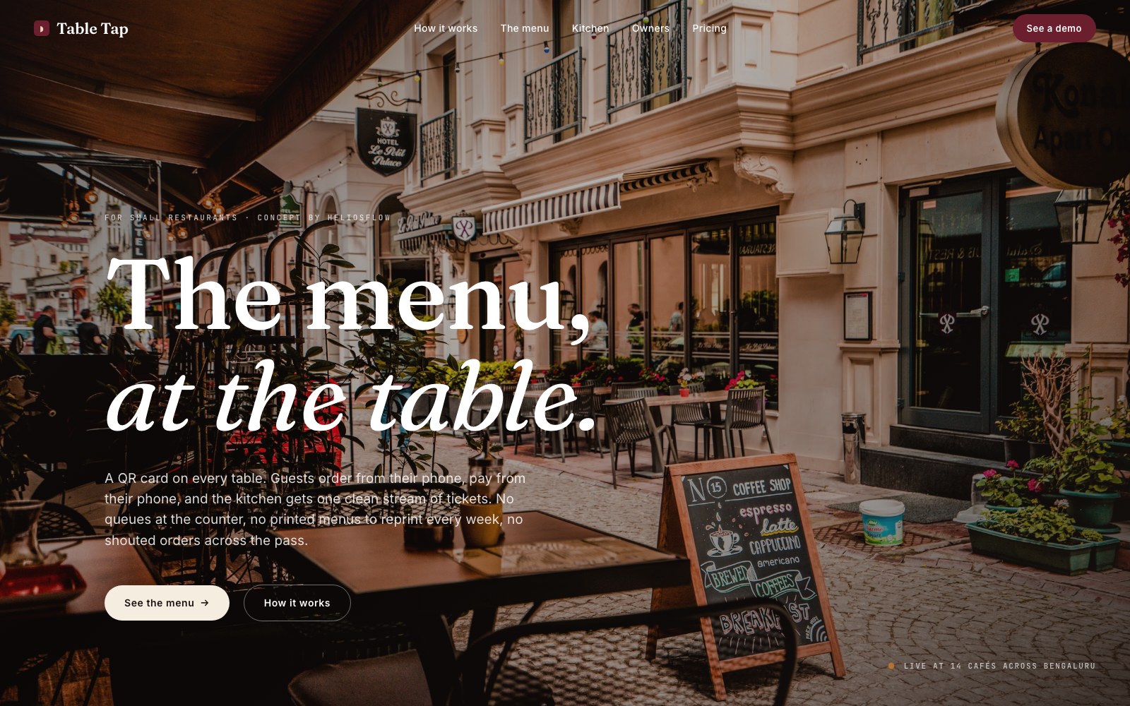 Table Tap — android case study cover